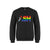 ASH Pride Black Crewneck Pullover Sweatshirt