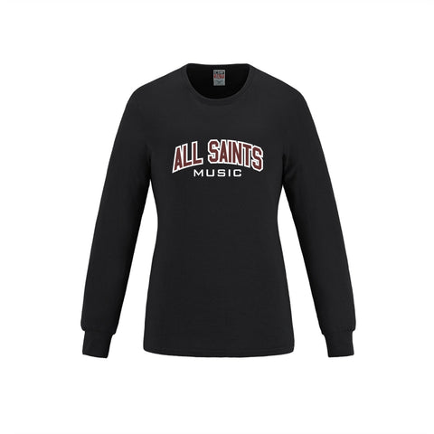 ASHM Women's Long Sleeve Crewneck Cotton Tee
