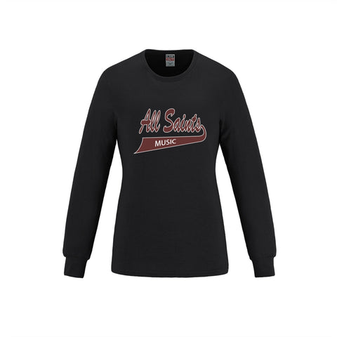 ASHM Women's Long Sleeve Crewneck Cotton Tee