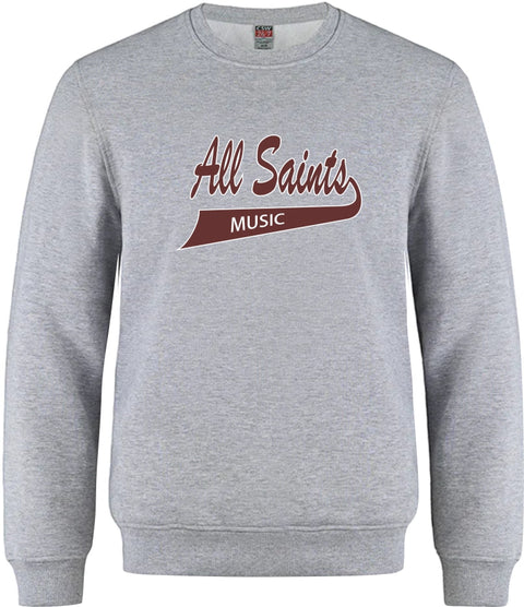 ASHM Printed Adult Crewneck Pullover Sweatshirt