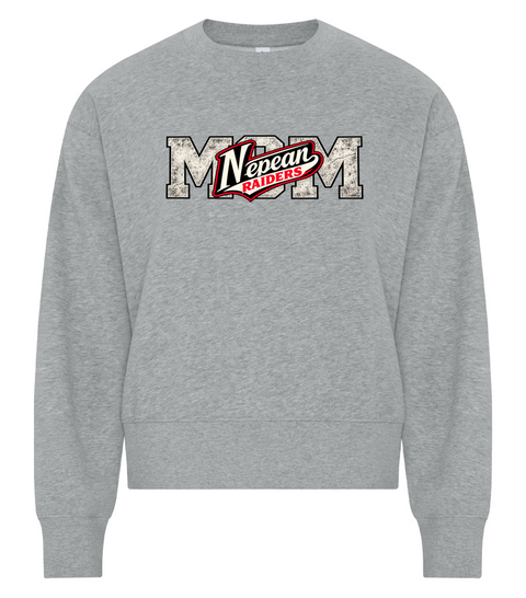 Raiders Mom Printed Crewneck