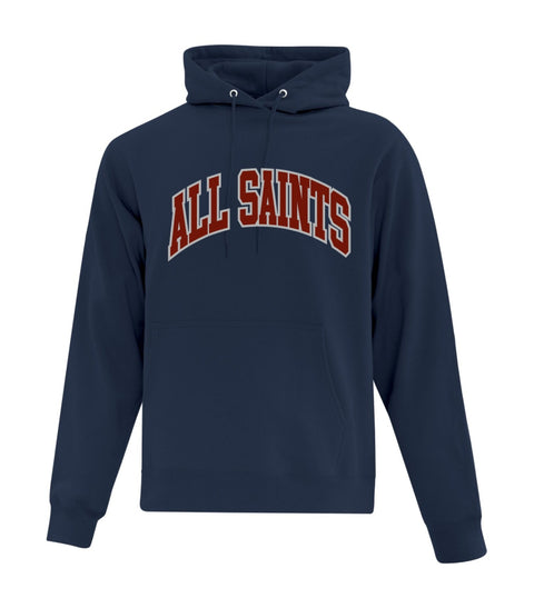 ASH FLEECE HOODED SWEATSHIRT - Twill Embroidered logo