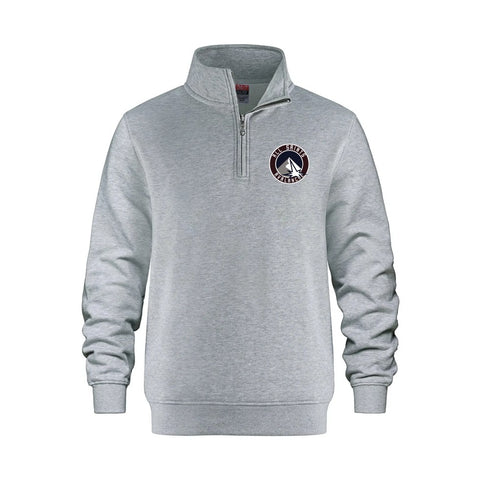 All Saints Printed Adult  1/4 Zip Sweatshirt