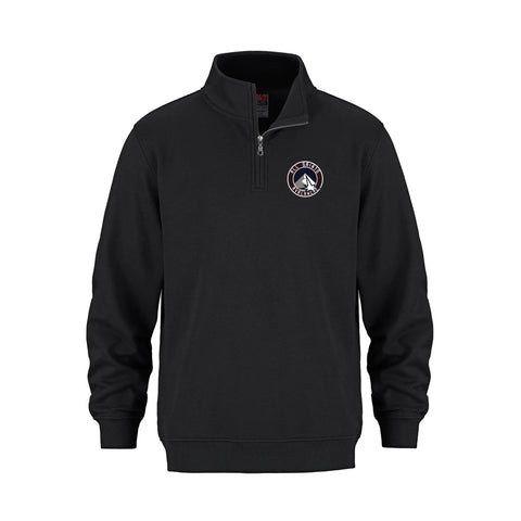 All Saints Printed Adult  1/4 Zip Sweatshirt