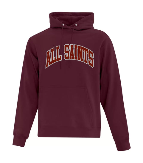 ASH FLEECE HOODED SWEATSHIRT - Twill Embroidered logo