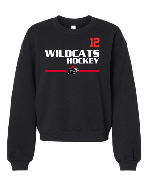 Wildcats Women's ReFlex Fleece Crewneck Sweatshirt (American Apparel)