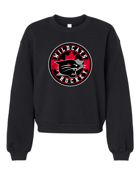 Wildcats Women's ReFlex Fleece Crewneck Sweatshirt (American Apparel)