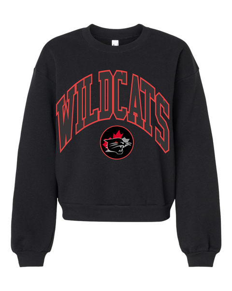 Wildcats Women's ReFlex Fleece Crewneck Sweatshirt (American Apparel)