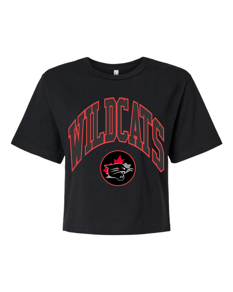 Wildcats Women's Fine Jersey Mid-Length Boxy Tee (American Apparel)