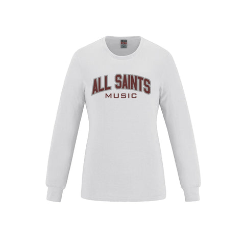 ASHM Women's Long Sleeve Crewneck Cotton Tee