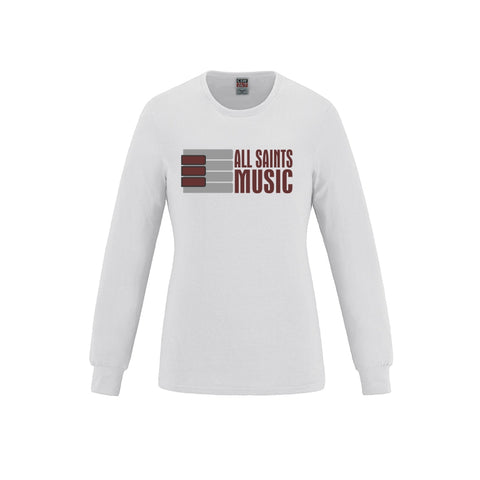 ASHM Women's Long Sleeve Crewneck Cotton Tee
