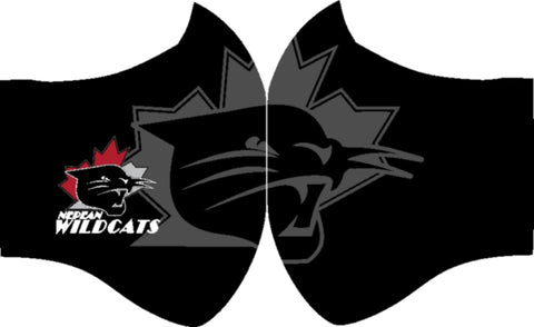 Wildcats Mask Youth Lanyard - 2 Layer